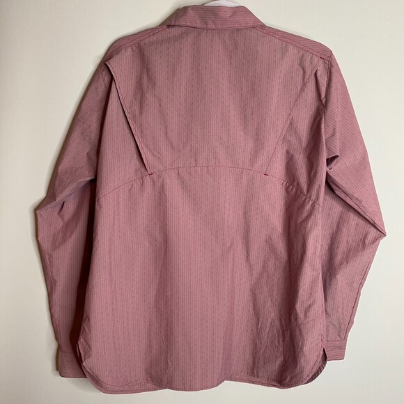 Columbia Omni-Wick Advanced Evaporation Textured Pattern Performance Button-Up L - Picture 2 of 12